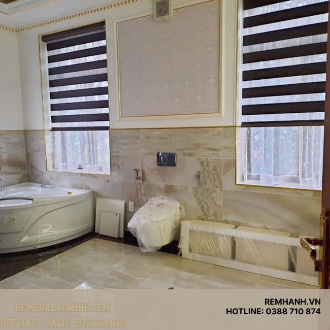 Rèm cầu vồng hãng Fineplus (HC Blinds) mã Woodlook 2