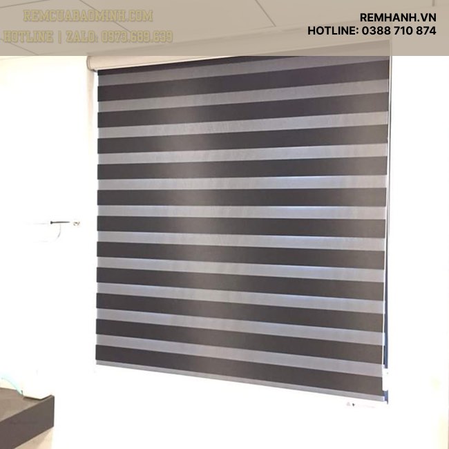 Rèm cầu vồng hãng Fineplus (HC Blinds) mã Woodlook 3