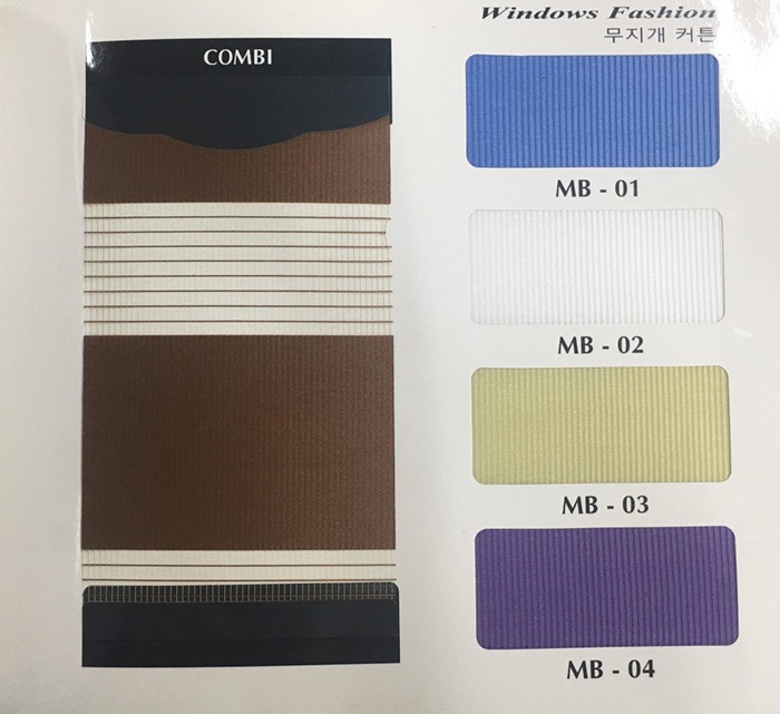 Rèm cầu vồng hãng Fineplus (HC Blinds) mã Combi