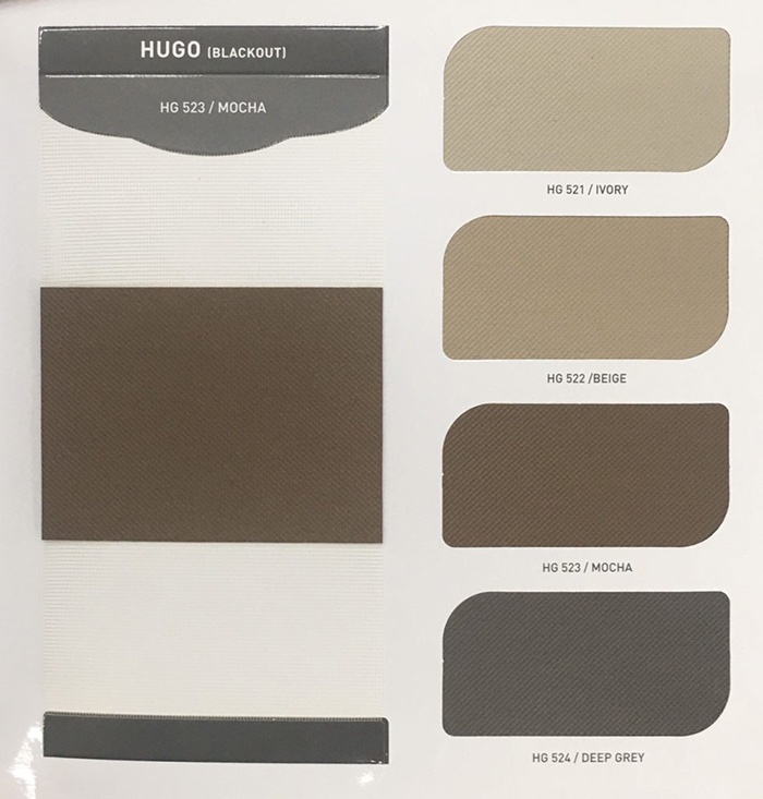 Rèm cầu vồng hãng Santech mã Hugo