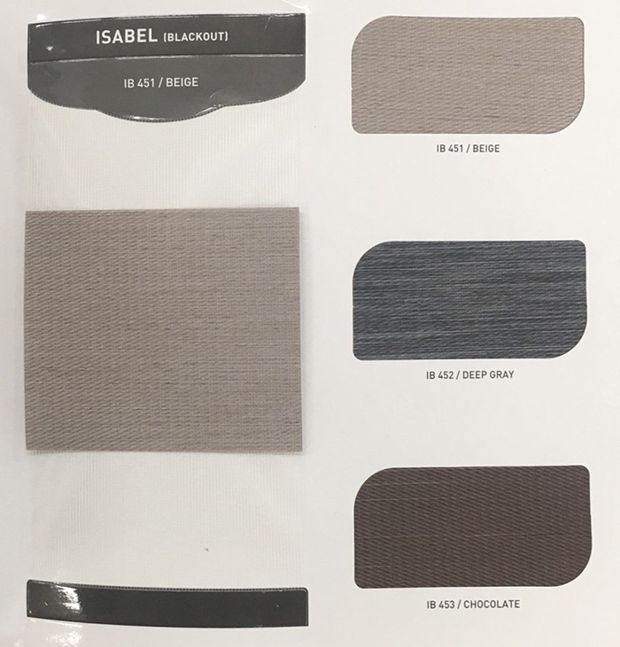 Rèm cầu vồng hãng Santech mã Isabel