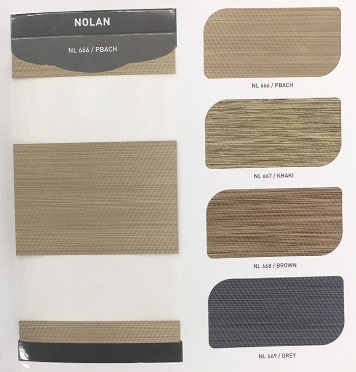 Rèm cầu vồng hãng Santech mã Nolan