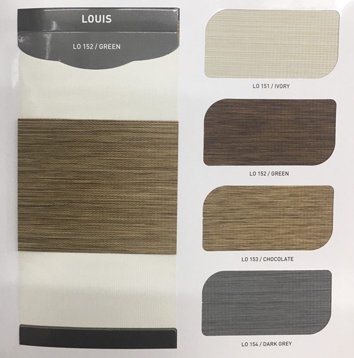 Rèm cầu vồng hãng Santech mã Louis