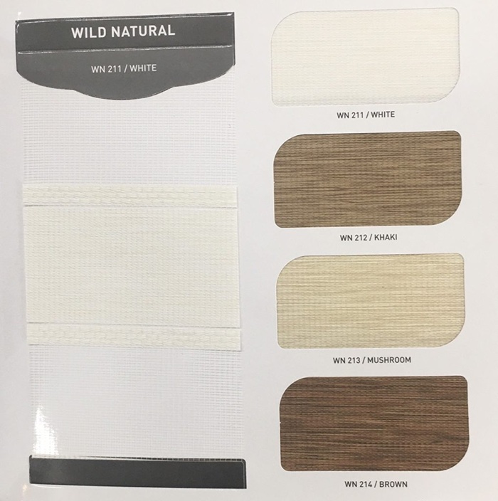 Rèm cầu vồng hãng Santech mã Wild Natural