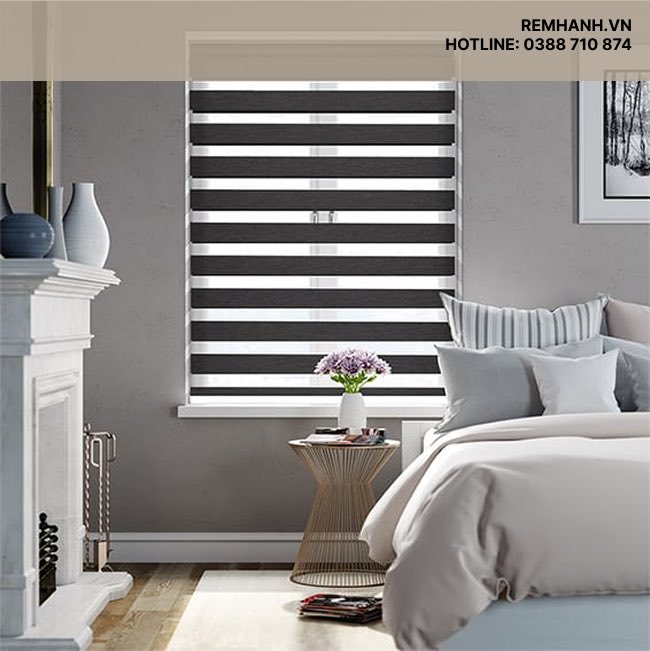 Rèm cầu vồng hãng City blinds mã Crown