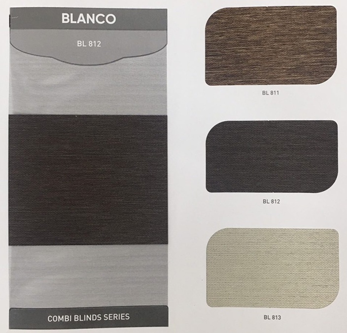 Rèm cầu vồng hãng City blinds mã Blanco