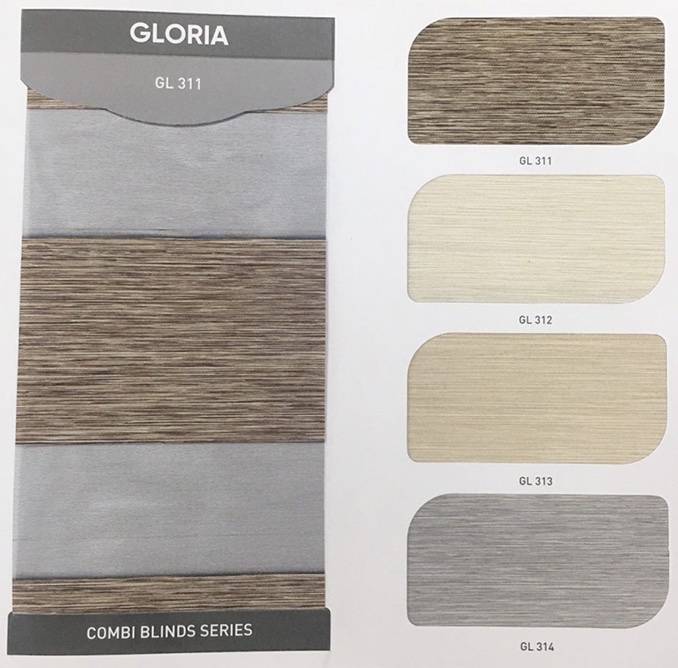Rèm cầu vồng hãng City blinds mã Gloria