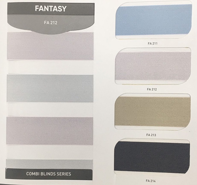 Rèm cầu vồng hãng City blinds mã Fantasy