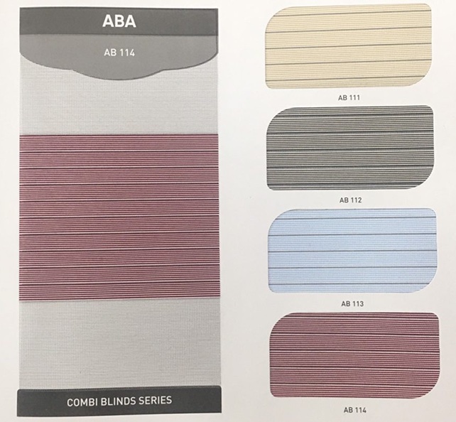 Rèm cầu vồng hãng City blinds mã Aba