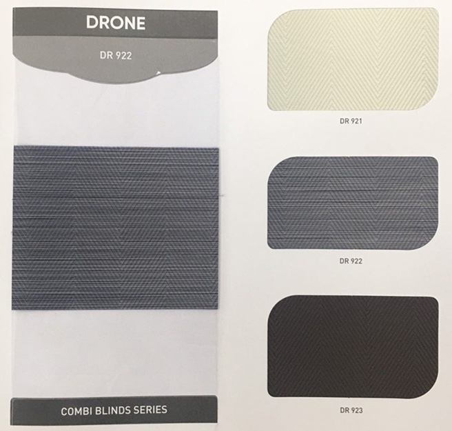 Rèm cầu vồng hãng City blinds mã Drone