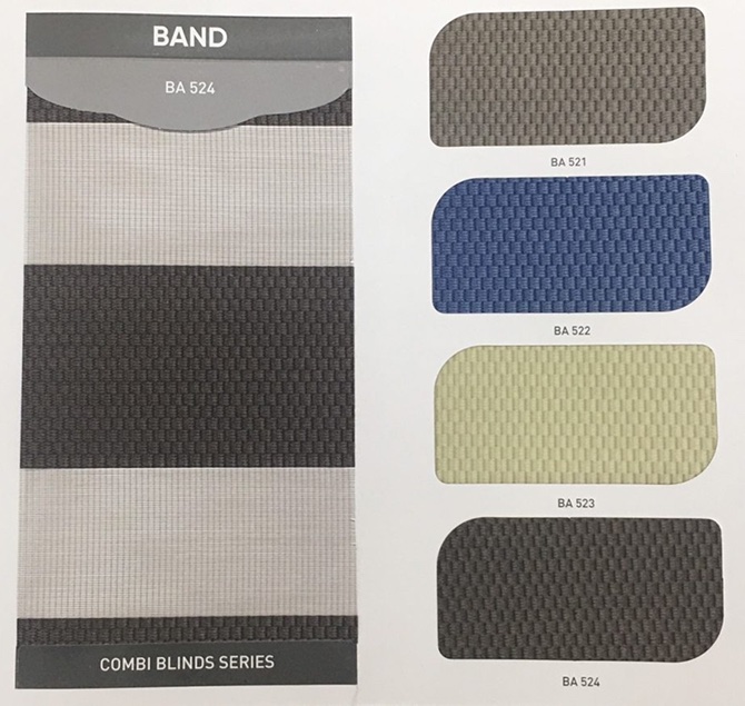 Rèm cầu vồng hãng City blinds mã Band