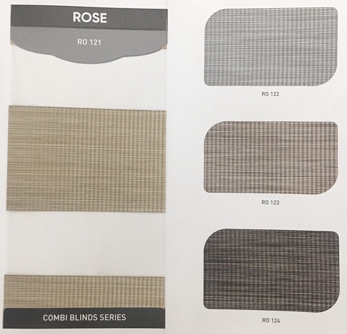 Rèm cầu vồng hãng City blinds mã Rose
