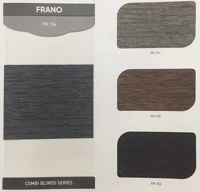 Rèm cầu vồng hãng City blinds mã Frano