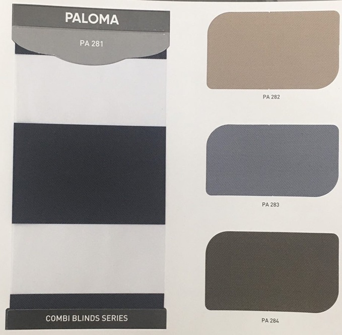 Rèm cầu vồng hãng City blinds mã Paloma