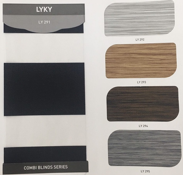 Rèm cầu vồng hãng City blinds mã Lyky