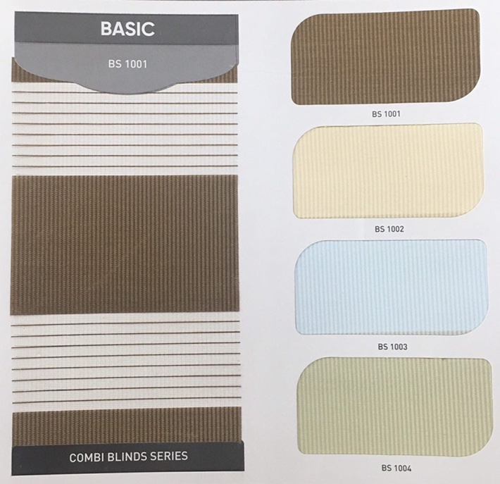 Rèm cầu vồng hãng City blinds mã Basic