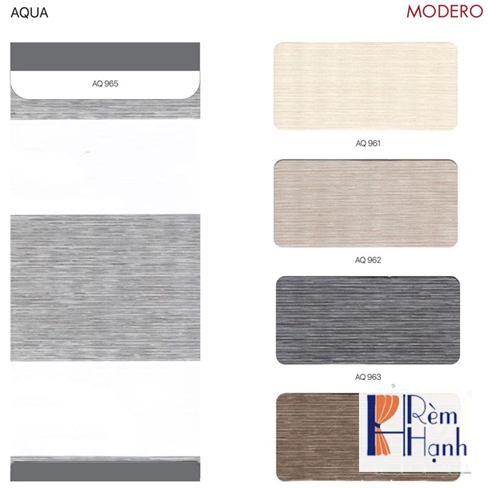Rèm cầu vồng hãng Modero Đẹp – Mã Aqua