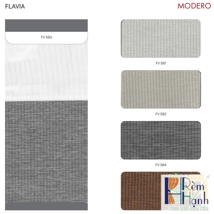 Rèm cầu vồng Hàn Quốc Cản Sáng hãng Modero – Mã Flavia