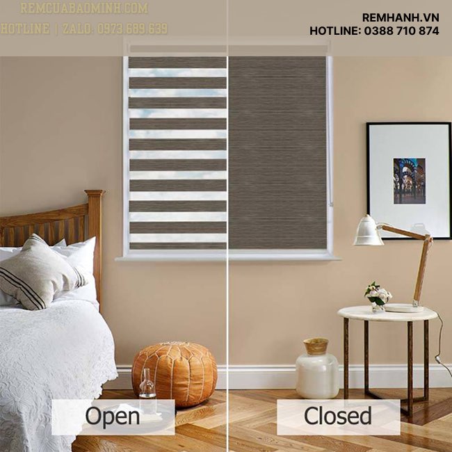 Rèm cửa cầu vồng Hàn Quốc hãng Modero – Mã Geneva