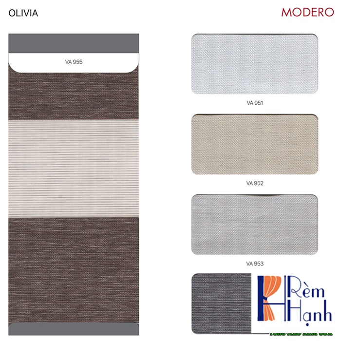 Rèm cầu vồng đẹp chống nắng tốt hãng Modero – Mã Olivia