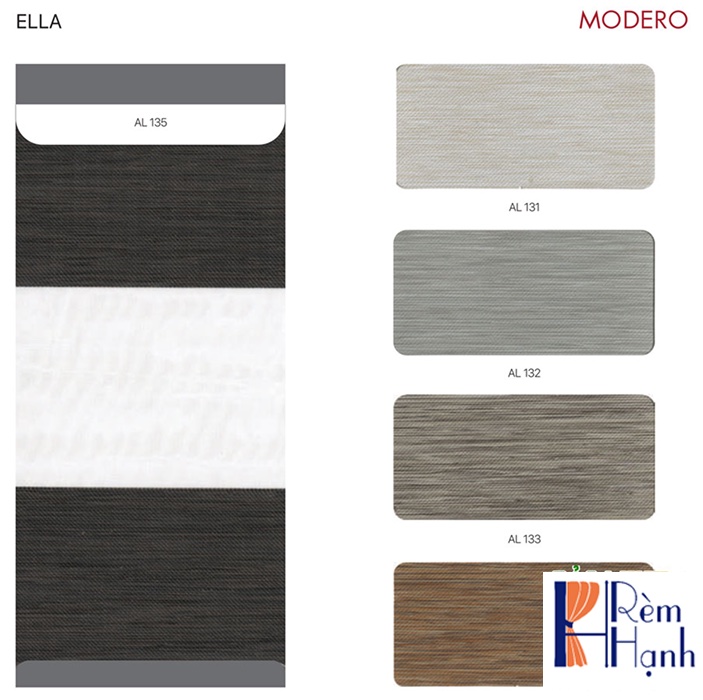 Mẫu rèm cầu vồng đẹp hãng Modero – Mã Ella