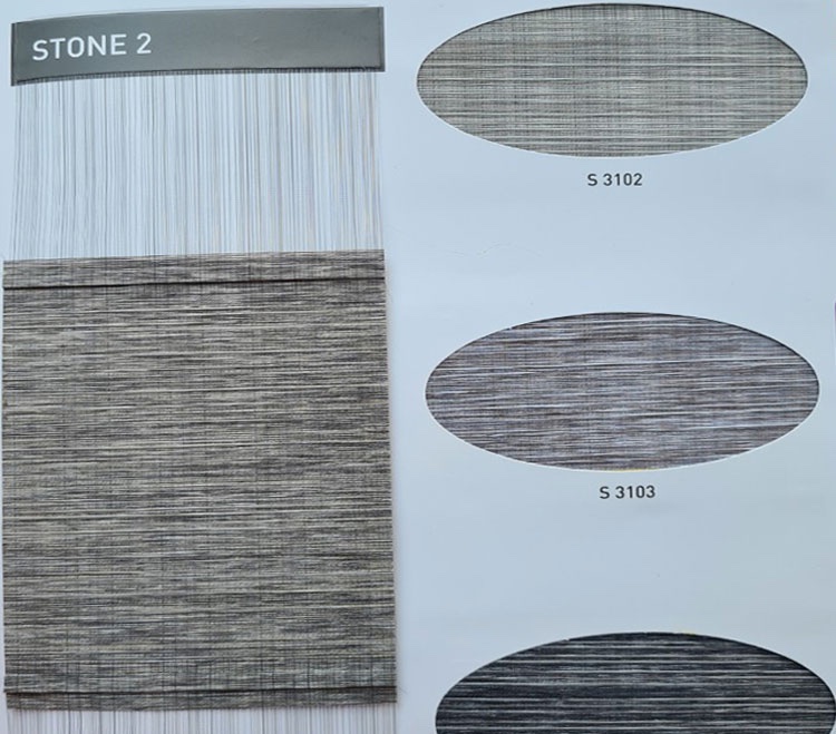 Rèm cầu vồng Ecohome – Mã Stone 2 Line