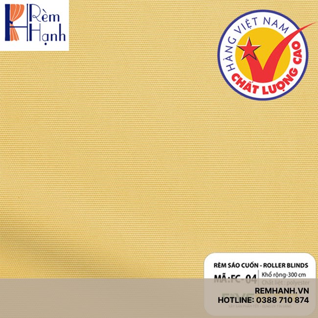 Rèm cuốn văn phòng cản nắng 100% hãng FIVESTAR mã FC01
