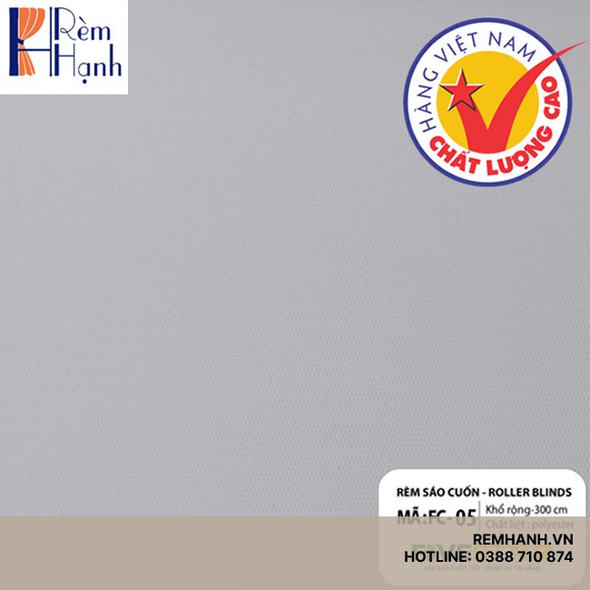 Rèm cuốn văn phòng cản nắng 100% hãng FIVESTAR mã FC01