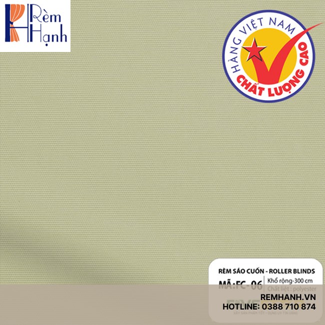 Rèm cuốn văn phòng cản nắng 100% hãng FIVESTAR mã FC01