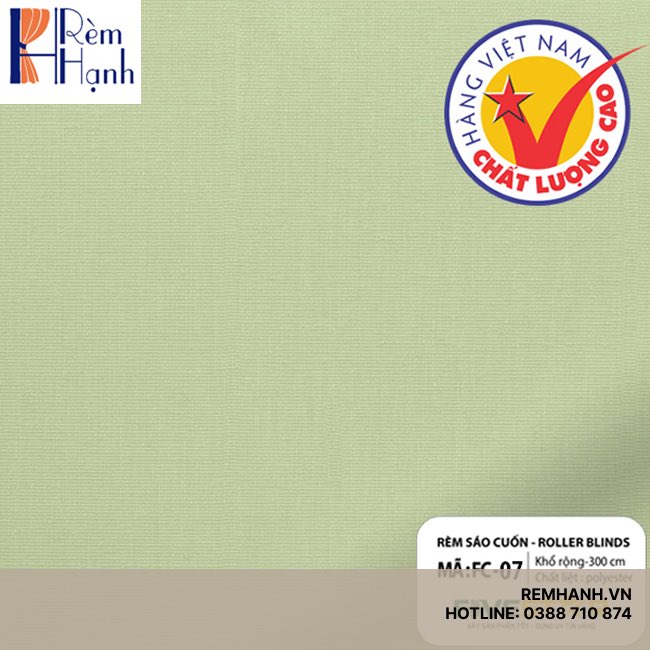Rèm cuốn văn phòng cản nắng 100% hãng FIVESTAR mã FC01