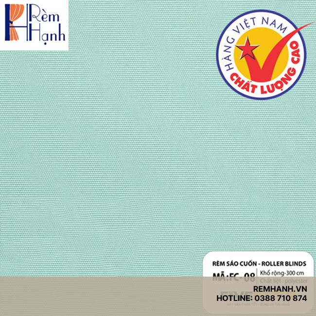 Rèm cuốn văn phòng cản nắng 100% hãng FIVESTAR mã FC01