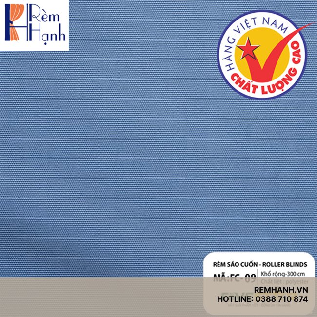 Rèm cuốn văn phòng cản nắng 100% hãng FIVESTAR mã FC01