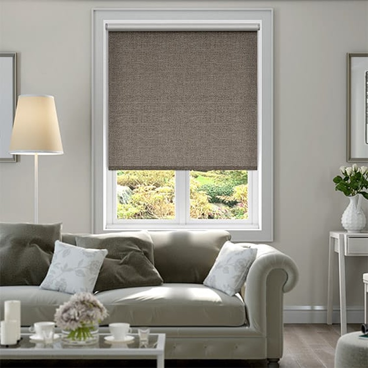 Rèm cuốn cửa sổ vải trơn hãng Star Blinds C568