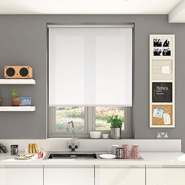 Rèm cửa dạng cuốn vải nỉ trơn hãng Star Blinds C503