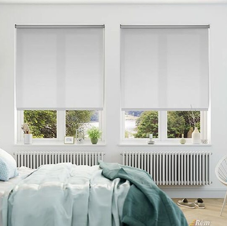 Rèm cuốn vải nỉ trơn cao cấp Star Blinds C501