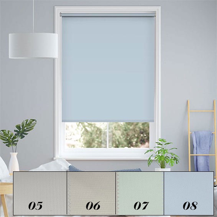 Rèm cuốn cao cấp vải vân gỗ hãng Star Blinds C511