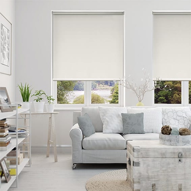 Rèm cuốn cao cấp vải vân gỗ hãng Star Blinds C511