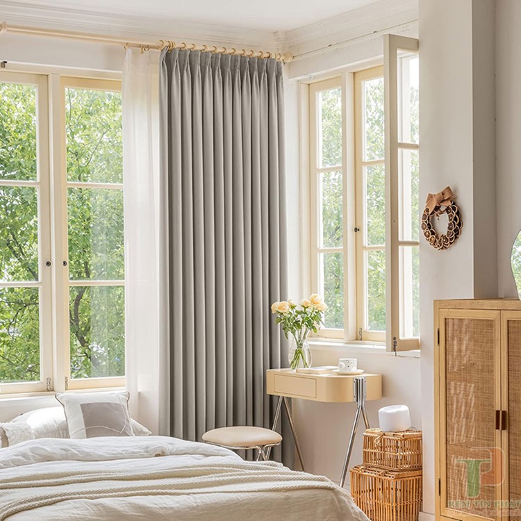 Rèm vải đẹp cản nắng tốt TP54
