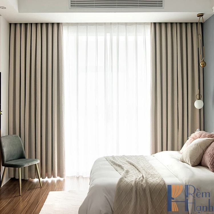 Rèm vải đẹp cản nắng tốt TP47