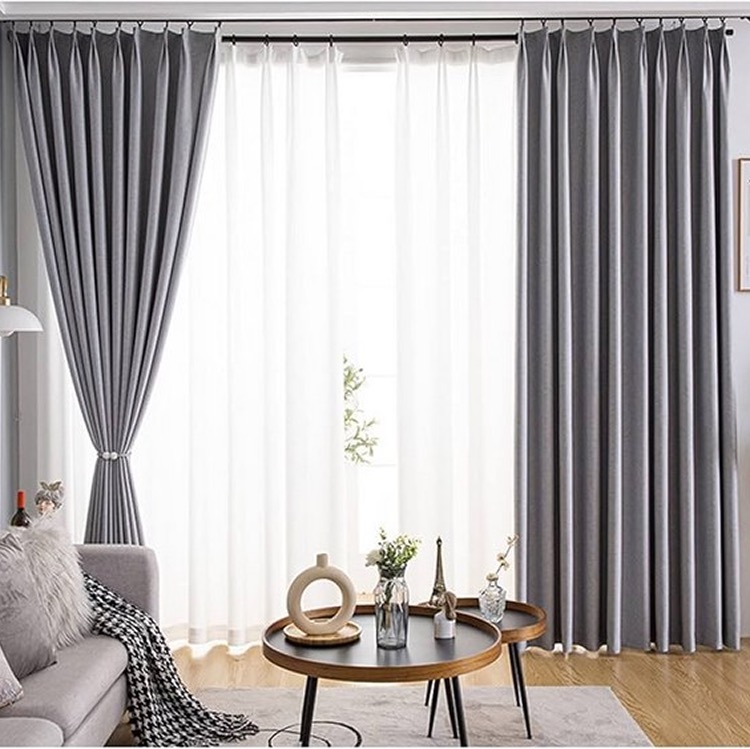 Rèm vải đẹp cản nắng tốt TP03