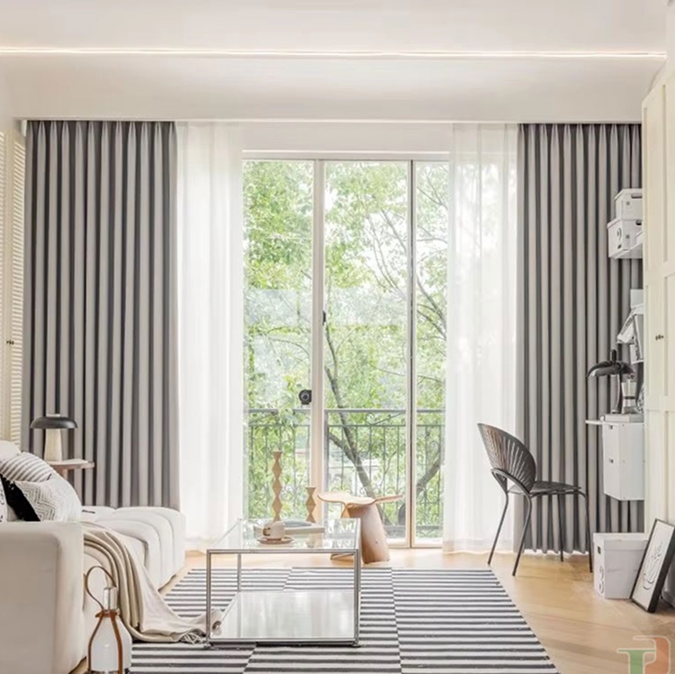 Rèm vải đẹp cản nắng tốt TP142