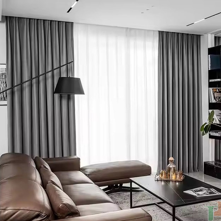 Rèm vải đẹp cản nắng tốt TP137