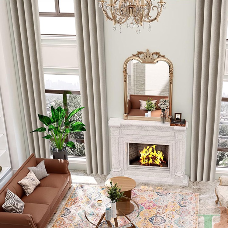 Rèm vải đẹp cản nắng tốt TP134