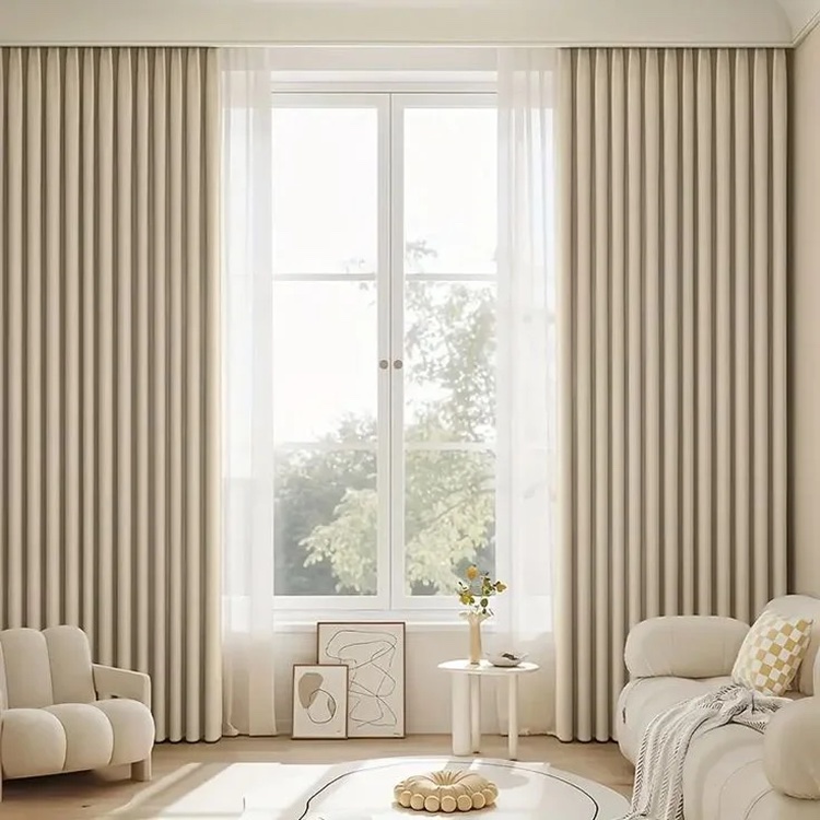 Rèm vải đẹp cản nắng tốt TP114