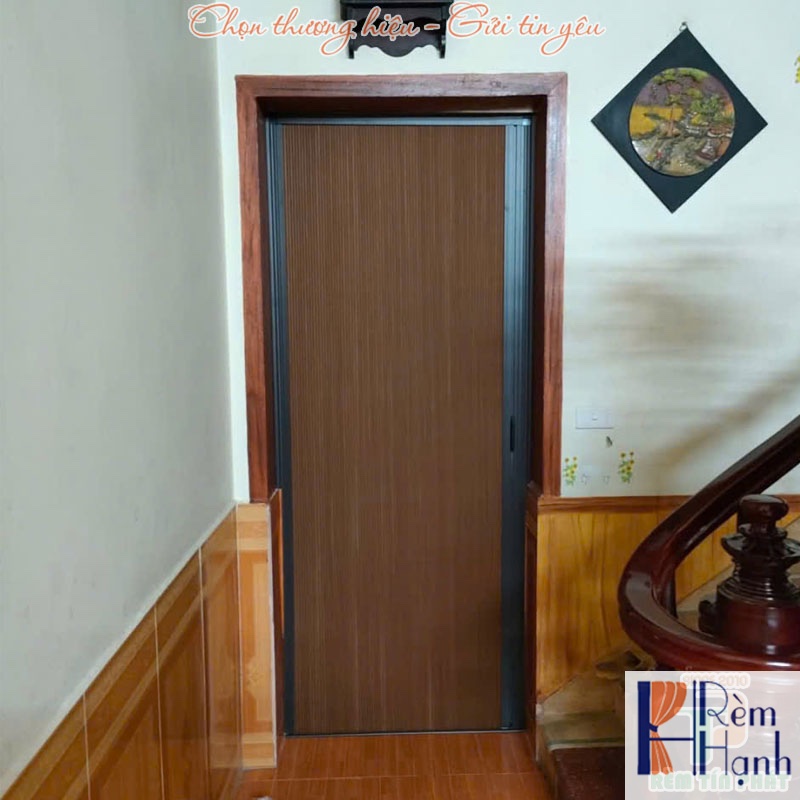 Vách ngăn không gian đẹp bằng vải rèm tổ ong mã FSV80