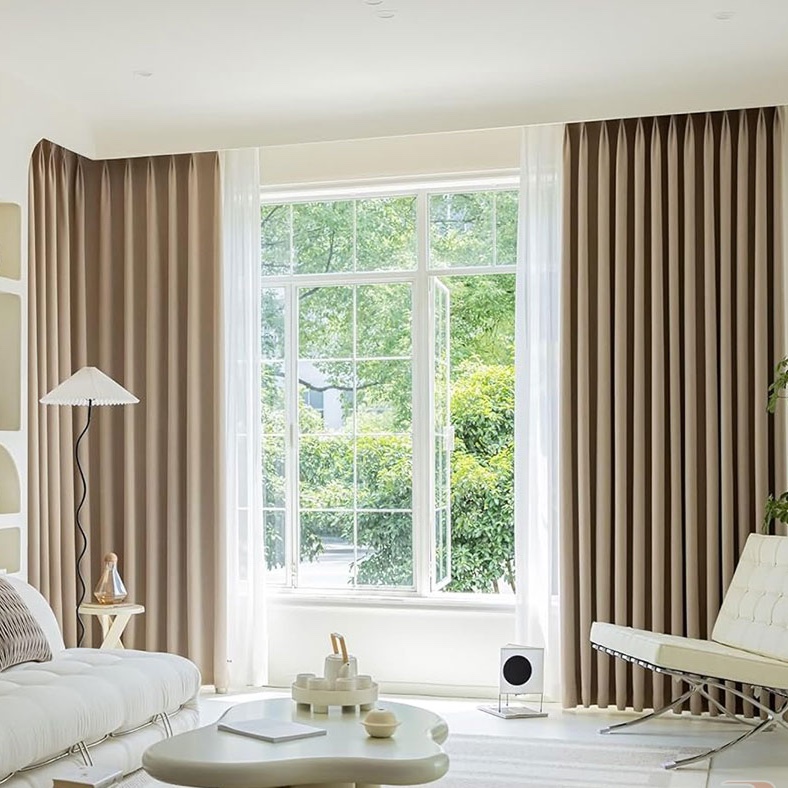 Rèm vải đẹp cản nắng tốt TP101