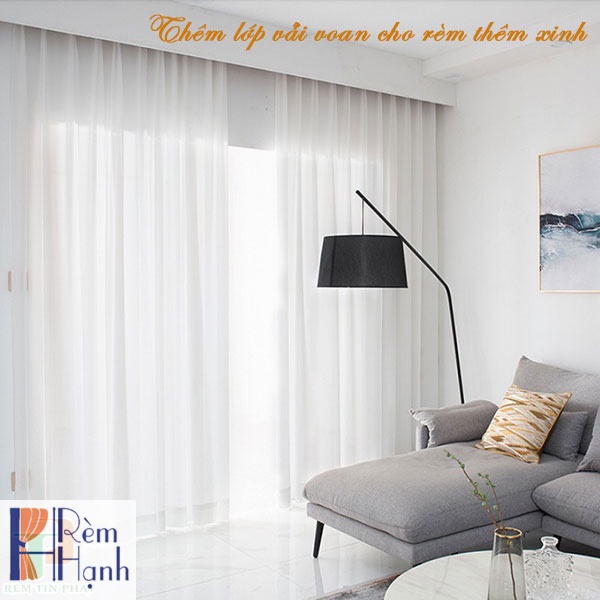 Rèm vải đẹp cản nắng tốt TP95