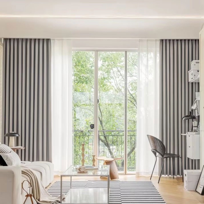 Rèm vải đẹp cản nắng tốt TP81