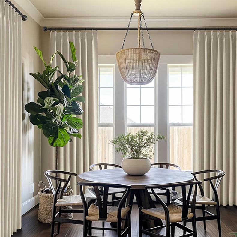 Rèm vải đẹp cản nắng tốt TP76