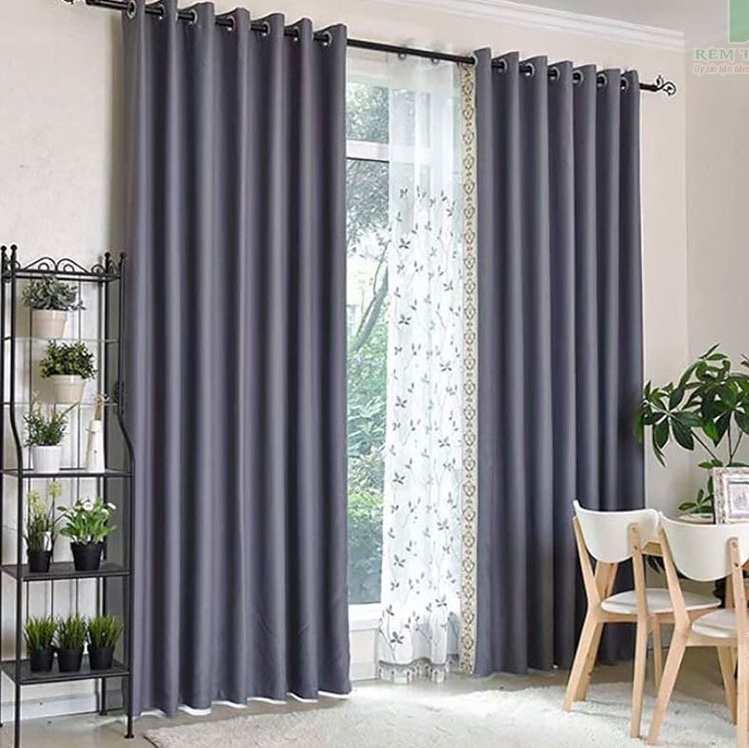 Rèm vải đẹp cản nắng tốt TP58